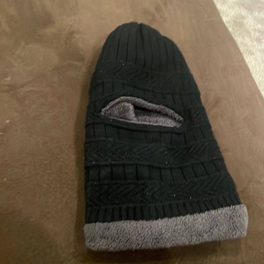 Fleece lined ski mask